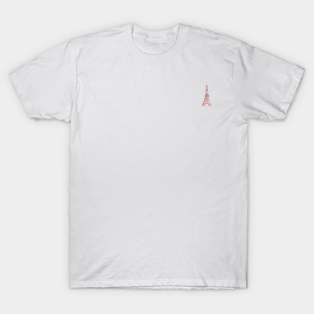 Tokyo Icons: Tokyo Tower T-Shirt by buhloop.icons